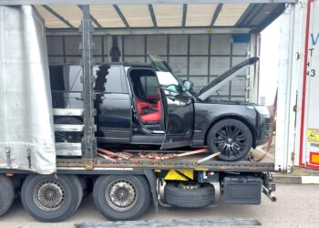 Prieš du mėnesius Vokietijoje, įtariama, vogtą „Land Rover“ sulaikė Lietuvos pasieniečiai