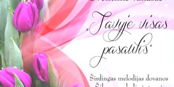 ŠVENTINIS VAKARAS SKIRTAS, TARPTAUTINEI MOTERS DIENAI PAMINĖTI