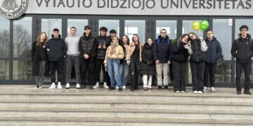 Šakių rajono moksleiviai lankėsi VDU