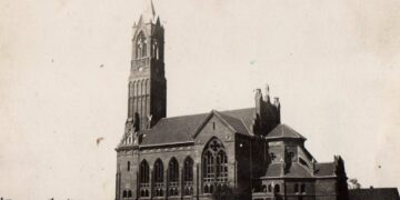 Sasnavos Švč. Mergelės Marijos bažnyčia, tarpukario nuotrauka