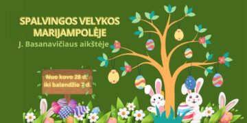 Spalvingoji margučių alėja