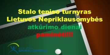 Stalo teniso turnyras, skirtas Lietuvos Nepriklausomybės atkūrimo dienai paminėti