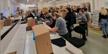 Vizitas siuvimo įmonėje