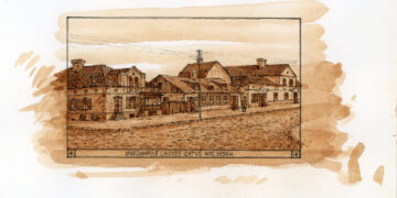 Eduardo Končiaus akvarelės paroda „Senoji Marijampolė"