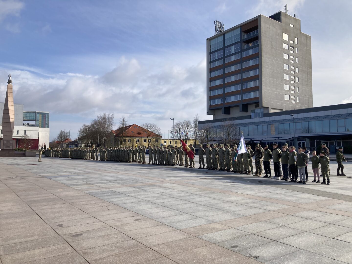 Lietuvos įstojimo į NATO 20-mečio ceremonija Marijampolėje