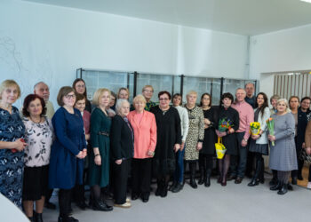 Petro Kriaučiūno viešojoje bibliotekoje vyko būrelio „Aš galiu“ parodos atidarymas