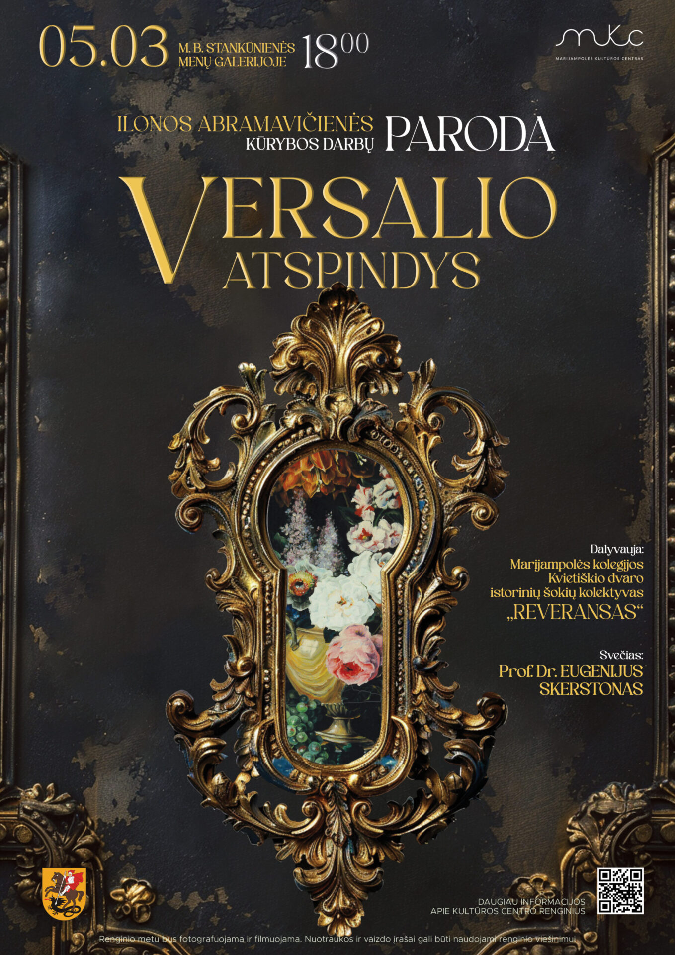 Ilonos Abramavičienės kūrybos darbų paroda „Versalio atspindys”