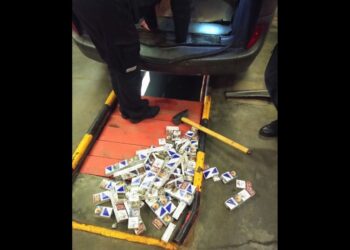 Kybartuose sulaikyta cigarečių kontrabanda