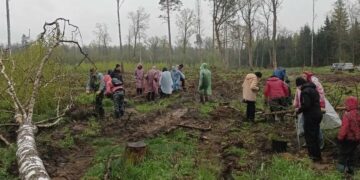 Dalyvių neišbaidė ir prastos oro sąlygos