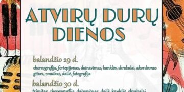 Atvirų durų dienos Kalvarijos meno mokykloje