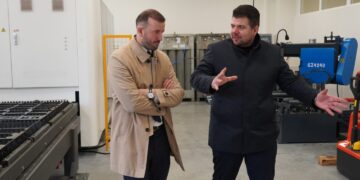 Centre lankėsi Eurokomisaras Virginijus Sinkevičius