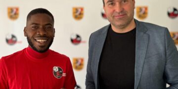 Henry Uzochukwu ir Sūduvos direktorius Andrius Murauskas