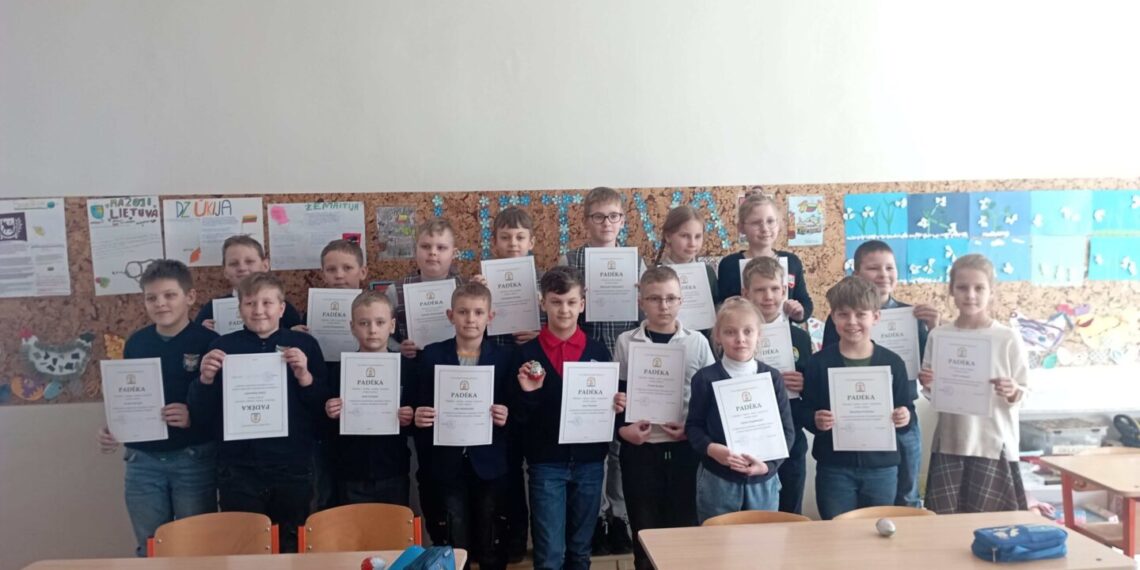 Vilkaviškyje vyko Nacionalinio matematikos konkurso „Lietuvos pradinukų matematikos olimpiada“ etapas