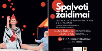 Interaktyvus šokio spektaklis „Spalvoti žaidimai“