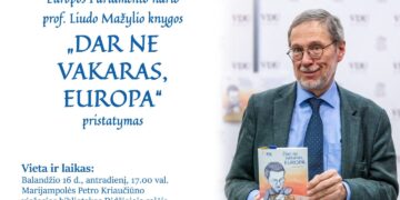 L. Mažylio knygos „Dar ne vakaras, Europa“ pristatymas