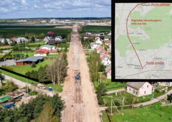 Mokolų kaime ir Šunskuose - gatvių remonto darbai