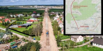 Mokolų kaime ir Šunskuose - gatvių remonto darbai