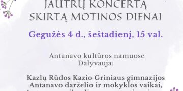 Motinos dienos koncertas Antanave