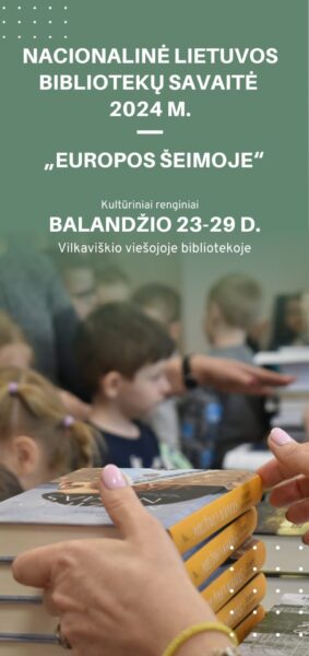 Nacionalinės LIetuvos bibliotekų savaitės renginiai Vilkaviškio rajone