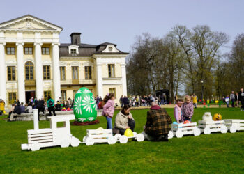 Paežerių dvare švęstos „Vaikų Velykėlės“