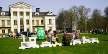 Paežerių dvare švęstos „Vaikų Velykėlės“