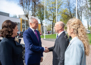 Šakių rajone lankėsi Prezidentas ir pirmoji ponia