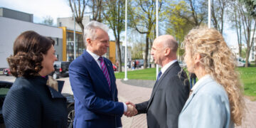 Šakių rajone lankėsi Prezidentas ir pirmoji ponia