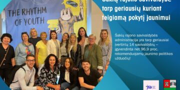 Šakių rajono savivaldybė - tarp geriausių kuriant teigiamą pokytį jaunimui