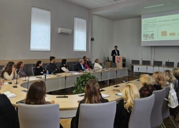 Šakiuose paskaitą skaitė profesorius Saulius Čaplinskas