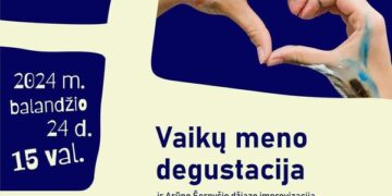 Vaikų meno degustacija ir Arūno Šerpyčio džiazo improvizacija