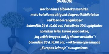 Viktorina „Apie knygas“, skirta Nacionalinei Lietuvos bibliotekų savaitei
