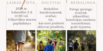 Vilkaviškio rajono sporto mokyklos sveikatingumo žygis 60-mečiui paminėti