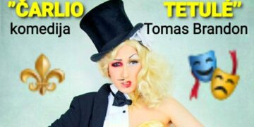 Voškonių laisvalaikio salės teatro „Siena“ spektaklis-komedija „Čarlio tetulė“