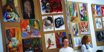 Meno mokyklos dailės skyriui – 50