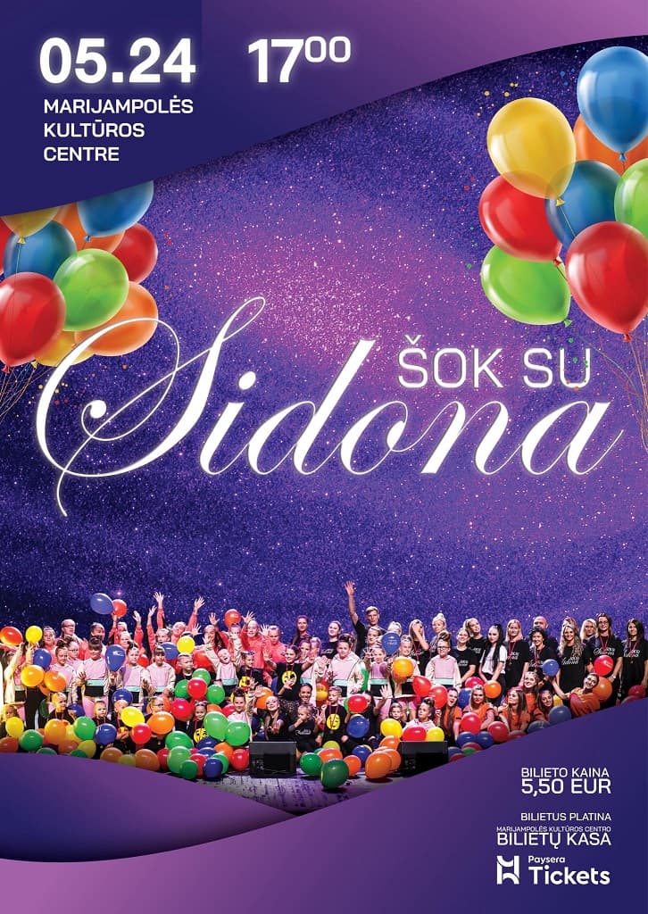 Šokių studijos „Šok su Sidona” koncertas