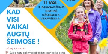 Žygis „Kad visi vaikai augtų šeimose“