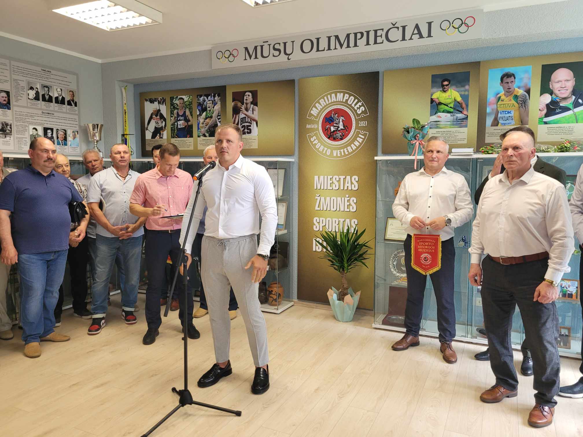 Atidarymu džiaugiasi Marijampolės sporto centro direktorius Karolis Bauža