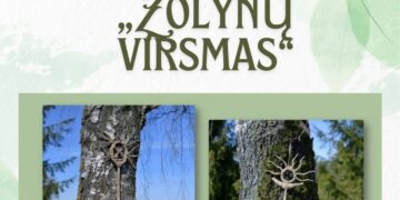 DANUTĖS SAUKAITIENĖS ŠIENO SKULPTŪRŲ PARODA ,,ŽOLYNŲ VIRSMAS“