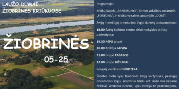 KRIŪKŲ MIESTELIO TRADICINĖ ŠVENTĖ ,,ŽIOBRINĖS“