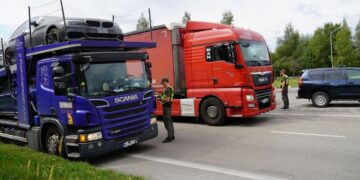 Kalvarijos pasieniečiai sulaikė keturis Norvegijoje ir Jungtinėje Karalystėje, įtariama, vogtus automobilius