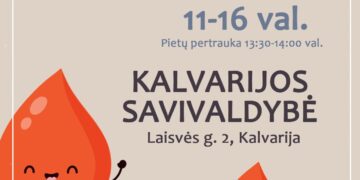 Kraujo donorystės akcija Kalvarijoje