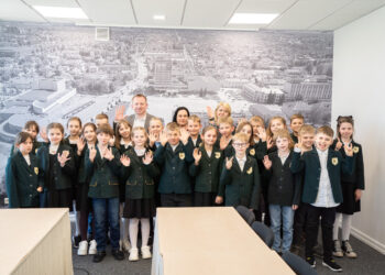 Merą aplankė Marijampolės Marijonų gimnazijos trečiokai