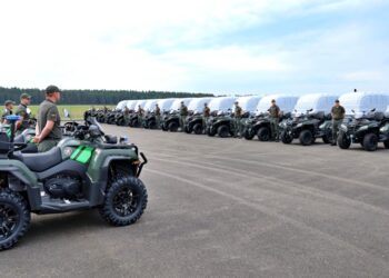 Prie valstybės sienos VSAT pareigūnai patruliuos ir su naujais keturračiais