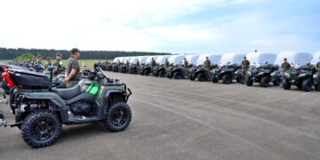 Prie valstybės sienos VSAT pareigūnai patruliuos ir su naujais keturračiais