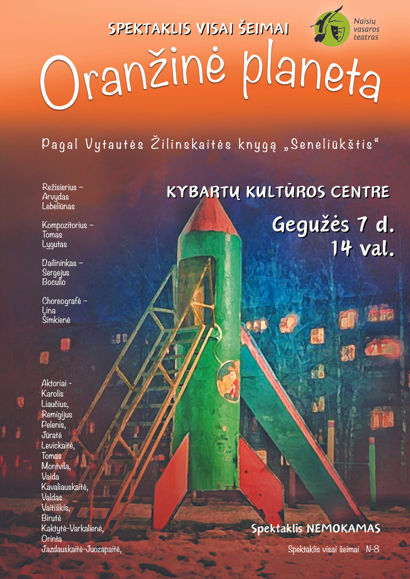 SPEKTAKLIS VISAI ŠEIMAI „Oranžinė planeta”