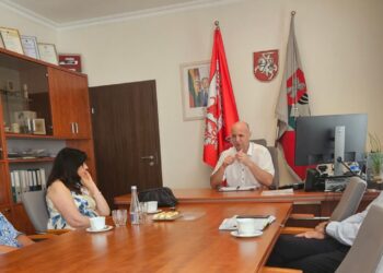 Šakių rajono savivaldybėje lankėsi Marijampolės kolegijos atstovės