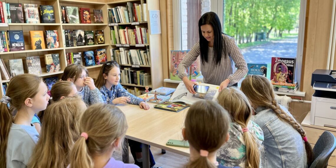 Šakių viešojoje bibliotekoje lankėsi mažieji skaitytojai