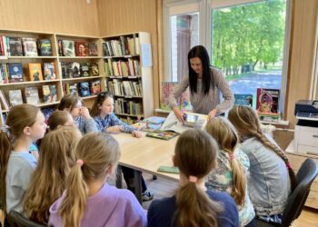 Šakių viešojoje bibliotekoje lankėsi mažieji skaitytojai