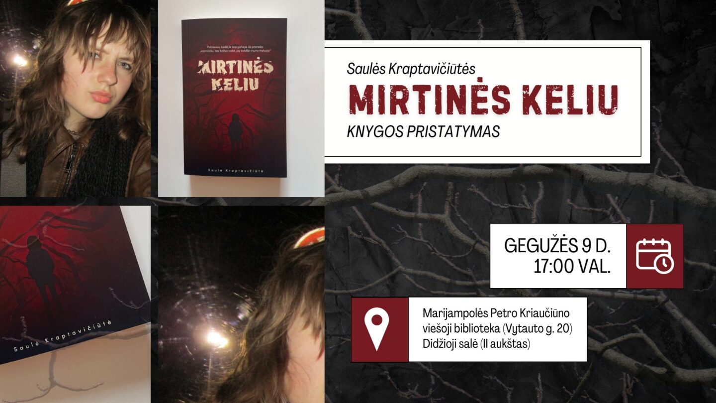 Saulės Kraptavičiūtės knygos „Mirtinės keliu“ pristatymas