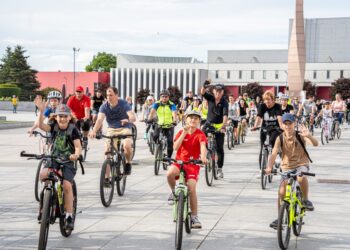 Sporto savaitė prasidėjo dviračių žygiu „Minam už Marijampolę“